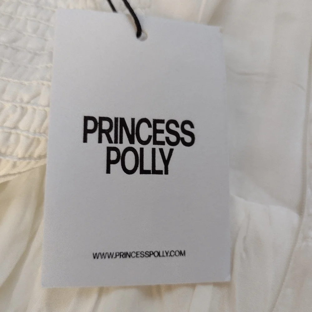 Princess Polly White Lace Mini Dress NWT Women's Size 2 - Picture 9 of 11